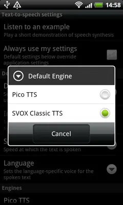 SVOX Victoria UK English (trial) android App screenshot 1